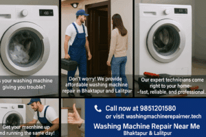 Affordable washing machine repair in Bhaktapur & Lalitpur